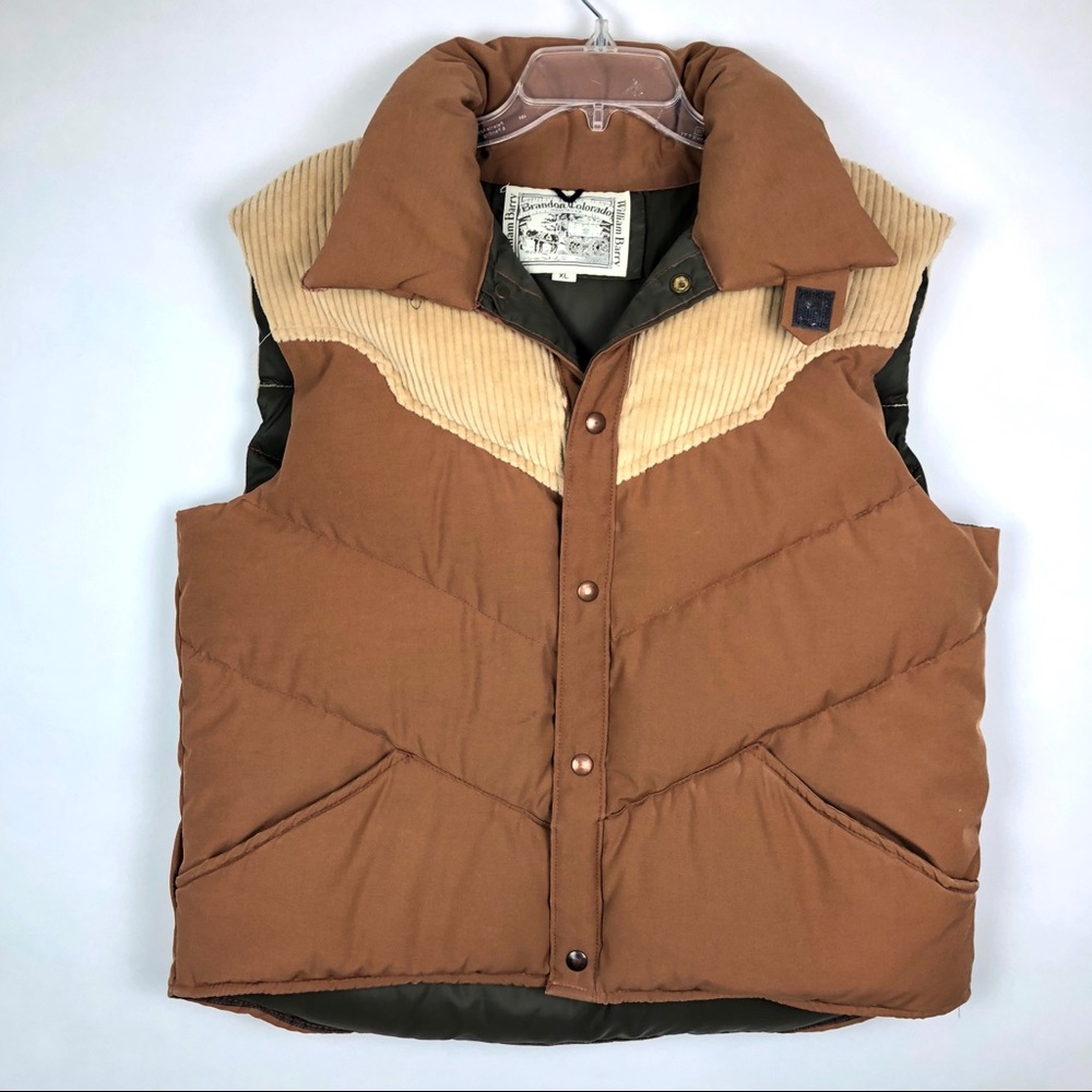 Vintage Made in USA Down Vest William Barry